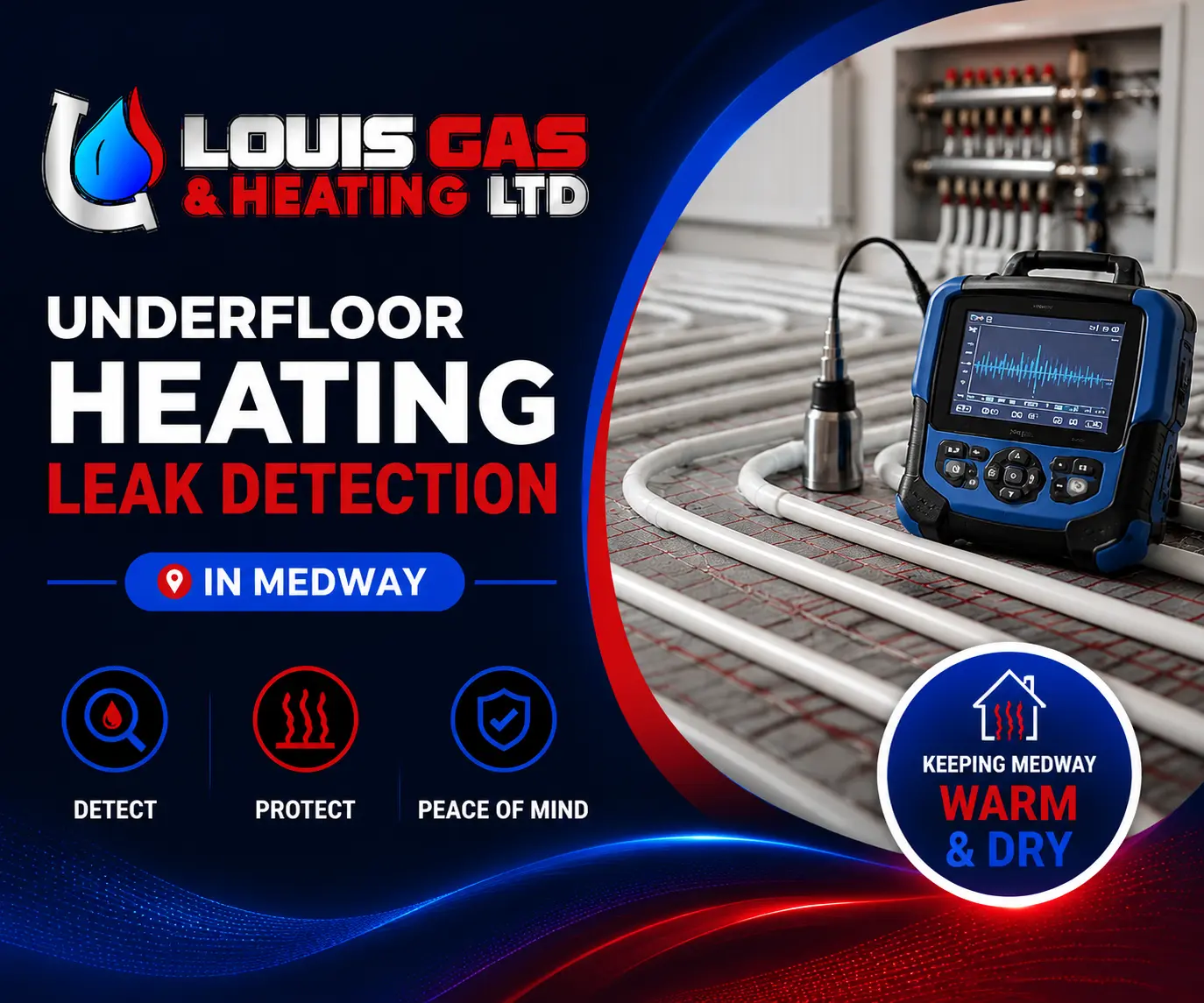 Underfloor Heating Leak Detection Medway