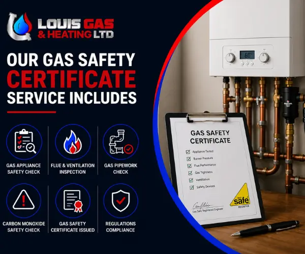 Our Gas Safety Certificate Service Includes